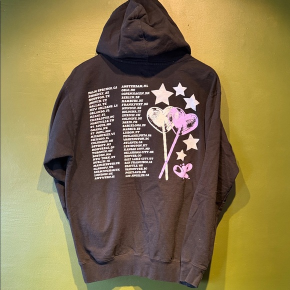 Olivia Rodrigo Guts World Tour Black Hoodie - Picture 5 of 6